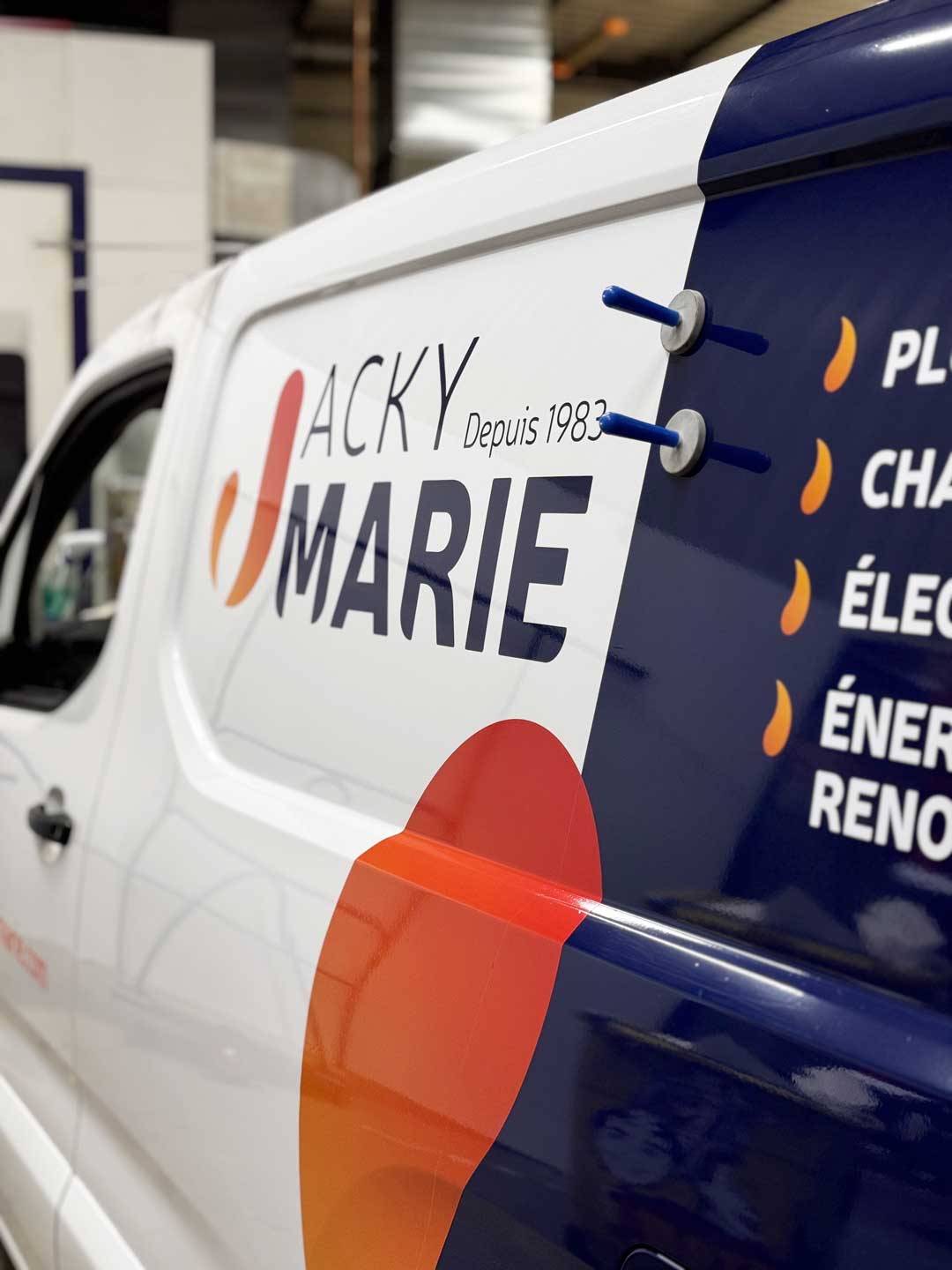 flocage véhicule ifs Jacky Marie