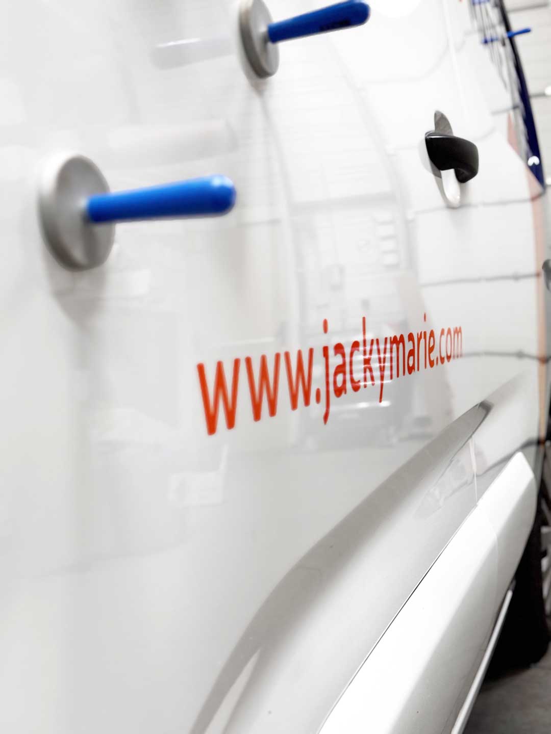 flocage véhicule ifs Jacky Marie